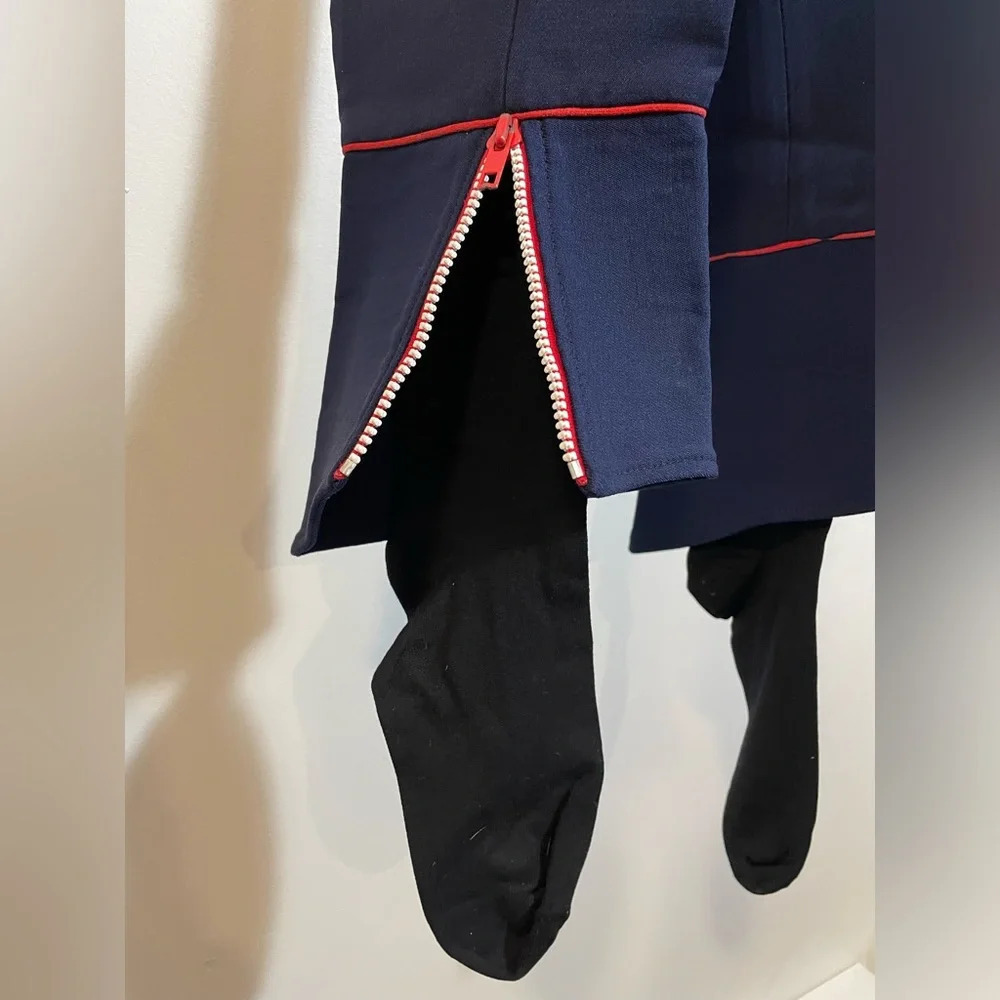 Vintage Edelweiss Blue Ski Pants, Union Tag, Built in Sock, Retro 60’s/70’s - Picture 9 of 11